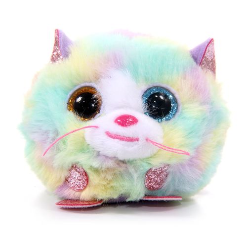 Mini Pelúcia Beanie Boos Puff Gato Heather 8 cm - Toyng