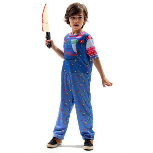 Fantasia Infantil  Boneco Assassino Chucky   Halloween Macacão