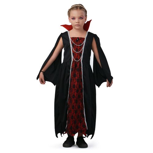 Fantasia Vampira Vitoriana Infantil Halloween Abrakadabra