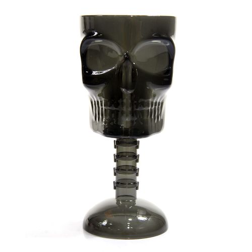 Copo De Caveira Transparente Halloween Abrakadabra Fantasia