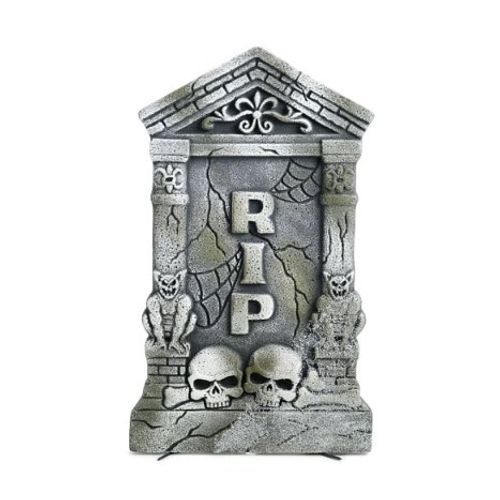 Decoração De Halloween Lápide Sombira Abrakadabra Fantasias