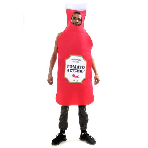 Fantasia de Ketchup  Diversão Temática para Festas
