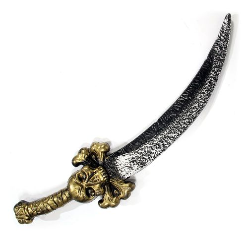 Faca De Plástico Com Crânio Acessório Para Fantasia