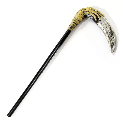 Foice Caveira De Plástico Acessório Para Fantasias
