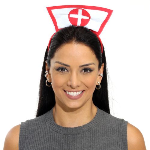 Tiara Enfermeira Acessório Para Fantasias