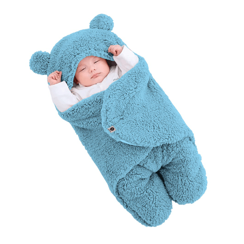 Saco de Dormir Ursinho Para Bebê Com Toque Mácio e Aveludado