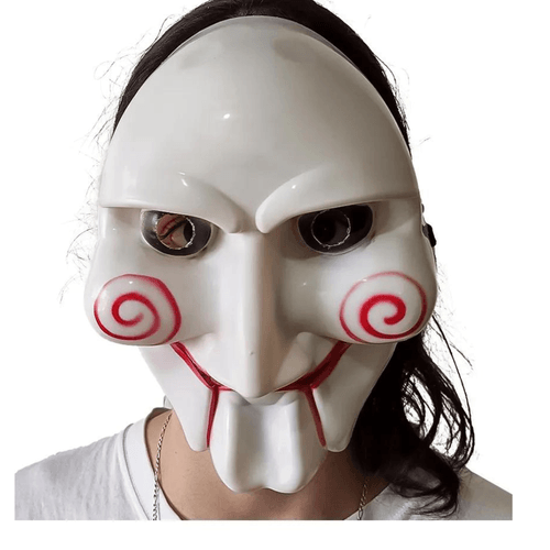 Máscara De Terror Jig Saw Jogos Mortais Acessório Fantasia