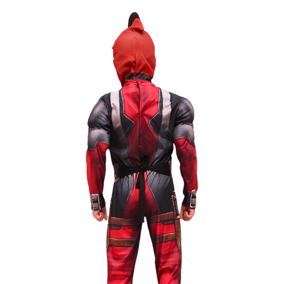 Fantasia Deadpool Infantil Macacão Completo com Capuz