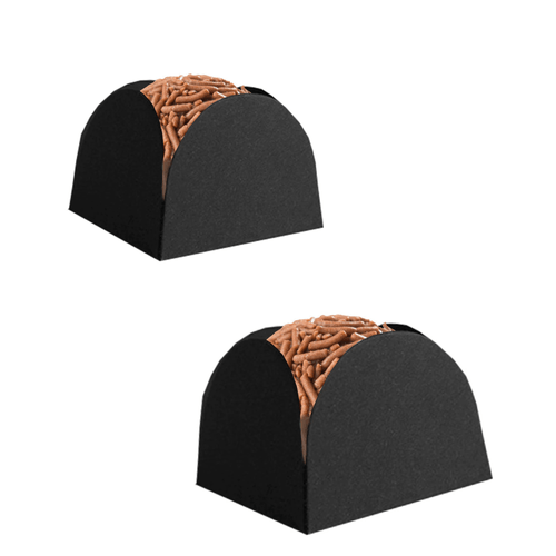 Porta Forminha Preto para Doces 40 Unidades
