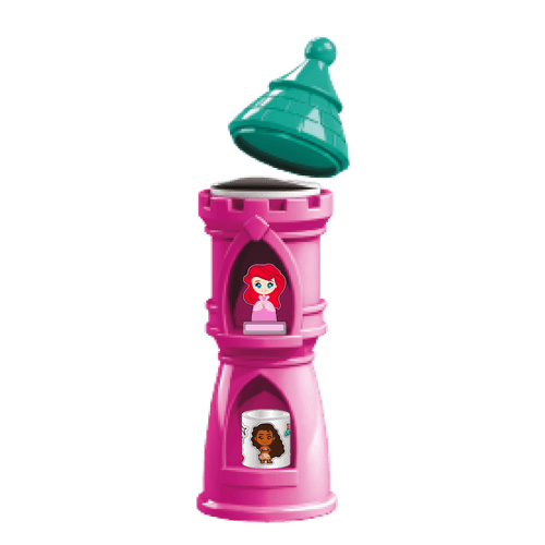 Kit Carimbo Castelo Princesas  Rosa Disney - Brinquedo