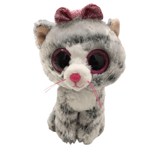 Pelúcia Beanie Boos Colecionável Gata Kiki 16 cm - Toyng