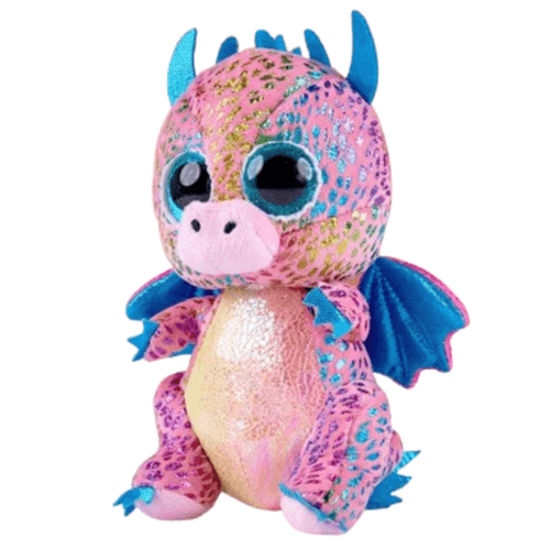 Pelúcia Beanie Boos Colecionável Dragão Flint 16 cm - Toyng
