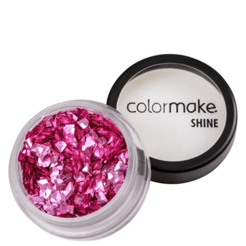 Glitter 3D Shine Diamante Rosa 2g - Maquiagem Carnaval