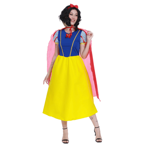 Fantasia Princesa Branca de Neve Adulto - Vestido Longo